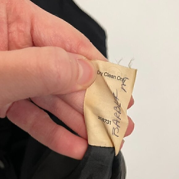 CABI Tuxedo Dinner Vest 917 Black Sleeveless Mixed Media Single Button Jacket 6 - Picture 9 of 13